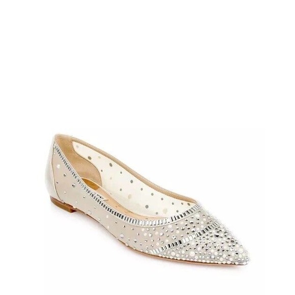 BADGLEY MISCHKA Babette Embellished Flats - Picture 1 of 4